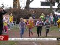 Běh s trikolórou tradičně naplnil městský park dětským křikem