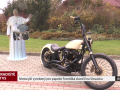 Motocykl vyrobený pro papeže Františka skončil na Slovácku
