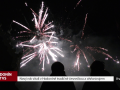 Nový rok vítali v Hodoníně tradičně česnečkou a ohňostrojem