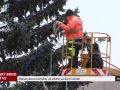 Masarykovo náměstí už zdobí vánoční strom