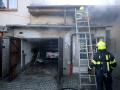 V Malenovicích hořela hospodářská budova