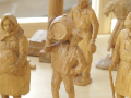 V domě kultury vystavují dřevořezby Františka Gajdy