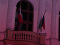 Budova Městského úřadu se oděla do sokolských barev