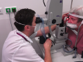 Oční oddělení využívá nové moderní přístroje