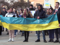 Lidé protestovali proti agresi na Ukrajině