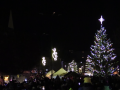 Rozsvícení vánočního stromu v Kyjově provázel rekordní zájem lidí