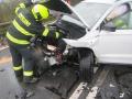 Vážná nehoda tří vozidel uzavřela silnici u Ostrožské Nové Vsi