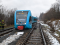 V Brumově na Zlínsku vykolejil osobní vlak. Provoz na trati stojí