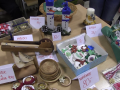 Na jarmarku ve Veselí prodávali žáci vlastnoručně vyrobené věci