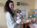 První miminko narozené v kyjovské nemocnici je letos z Vlkoše