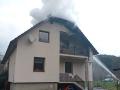 Krušné úterý hasičů na Vsetínsku: v Dolní Bečvě hořel rodinný dům, v Mikulůvce vzplál osobní automobil