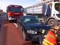 Provoz na hlavním tahu do centra Zlína dopoledne zkomplikovaly dvě nehody