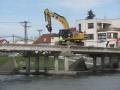 FOTOGALERIE: Přestavba mostu v Napajedlích je v plném proudu