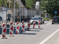 Oprava plynového potrubí ve Veselí brzdí dopravu