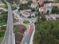 Rampa Mostecká ve Vsetíně ode dneška slouží řidičům. Problémový úsek je nyní bezpečnější