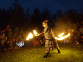 Včelaři pořádali oblíbenou dětskou halloweenskou párty i s ohňovou show