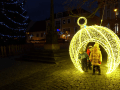 Vánoční centrum Uherského Brodu je nově vyzdobené světelnými prvky 